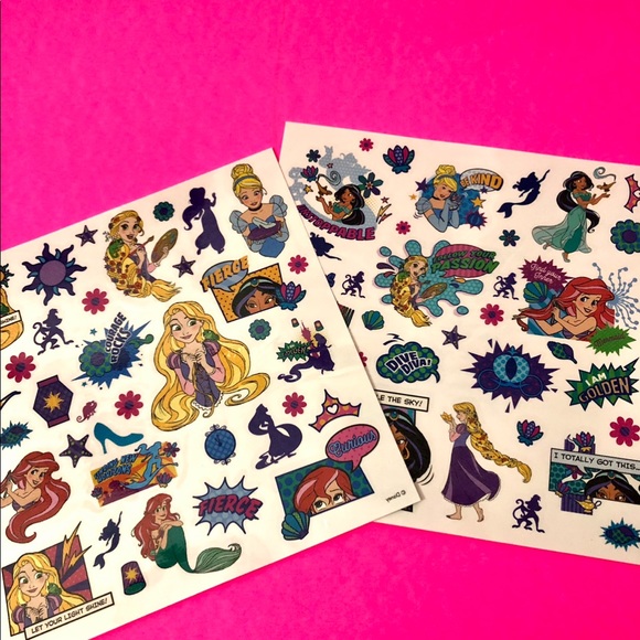 Other Disney Princess Temporary Tattoos Nwts Poshmark